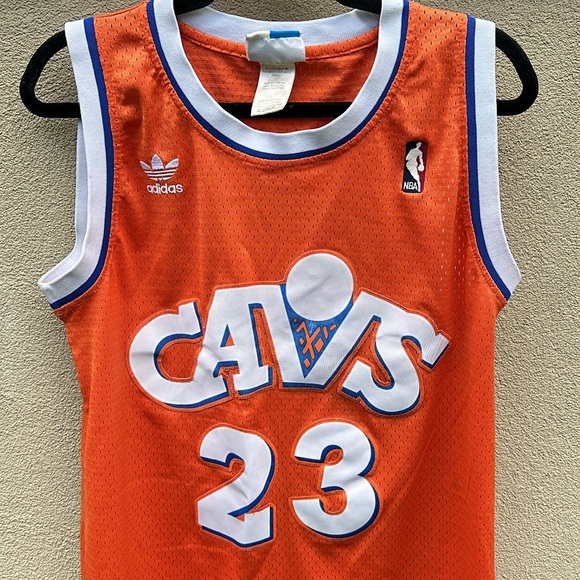 Vintage NBA Adidas Hardwood Classics🔥 Cleveland Cavs Lebron James Jersey - Picture 3 of 8